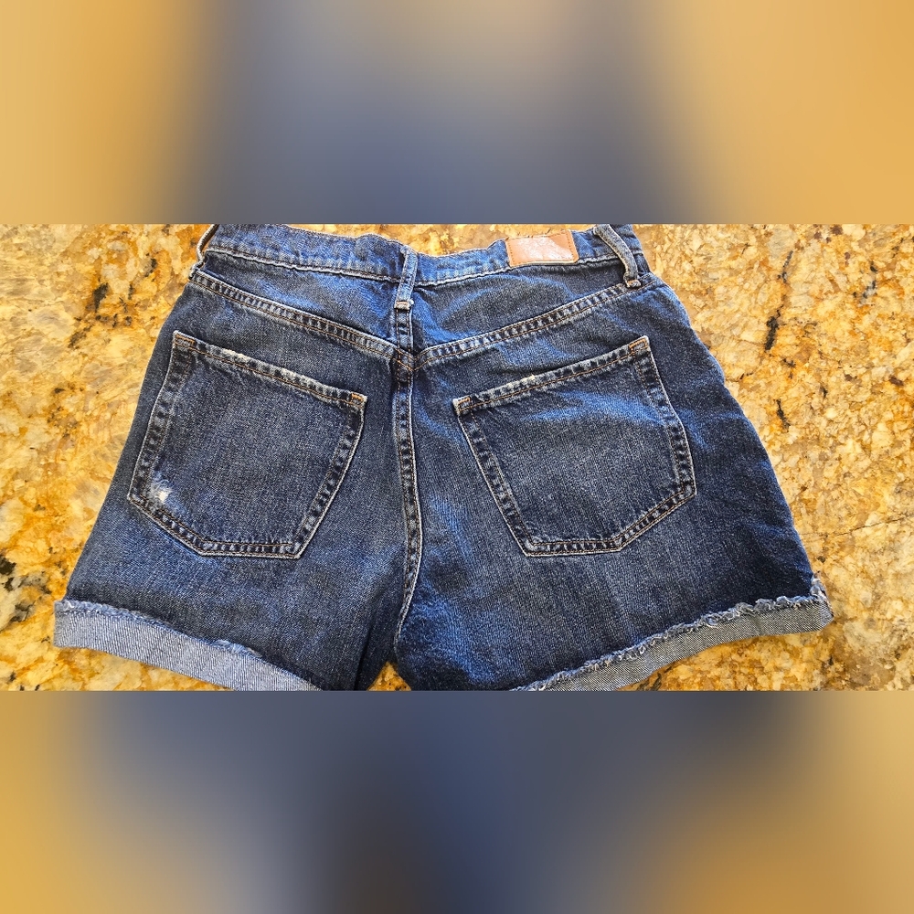 Aero Denim Shorts Sz 2 - Picture 2 of 10